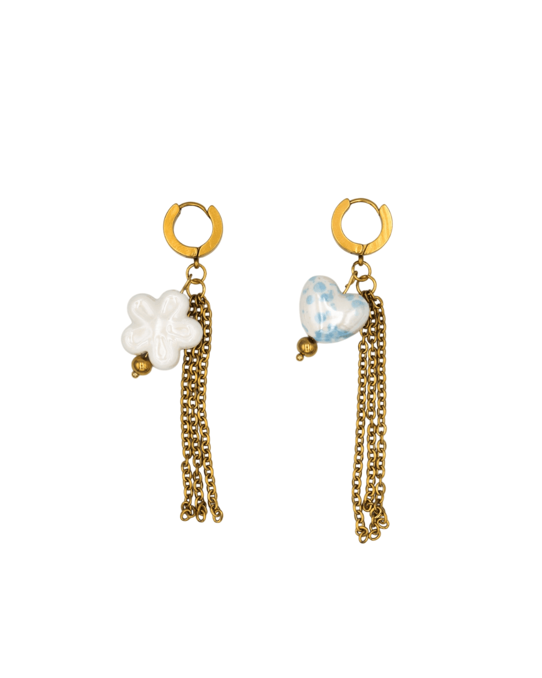 Porcelain Charm Earrings